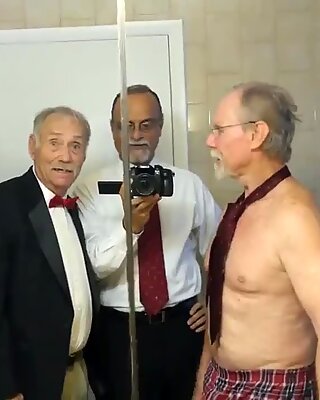 Old Men In Shirt And Tie Porn