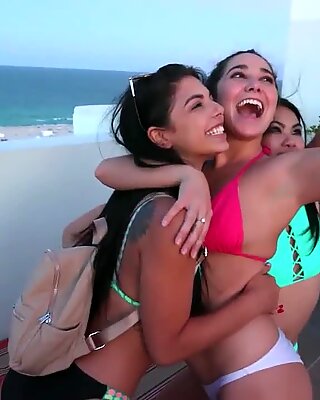 LETSDOEIT Cindy Starfall And Her Girls Are Going Wild Abroad